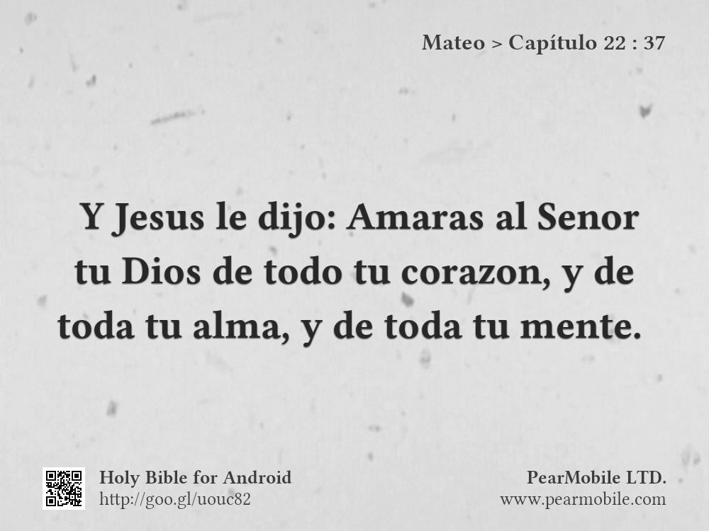 Mateo, Capítulo 22:37